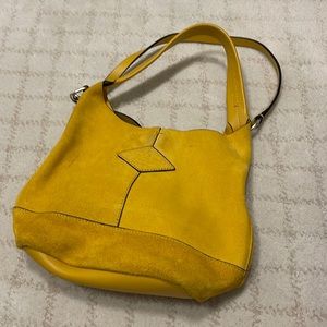 Rag & Bone Yellow Suede Bucket Bag